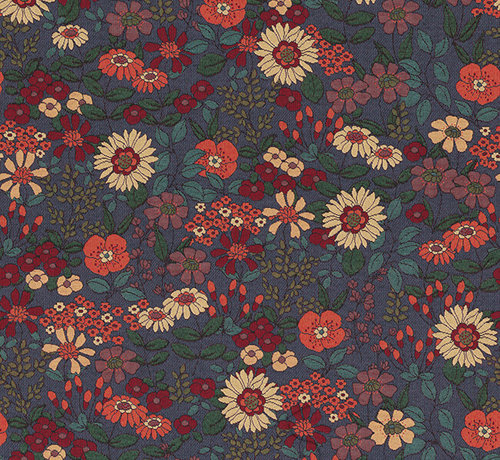 Decostoffen Vintage bloemen print gobelin stof