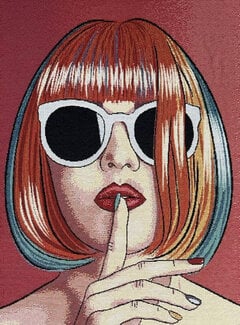 Decostoffen Pop artiest gobelin