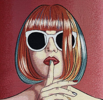 Decostoffen Pop artiest gobelin