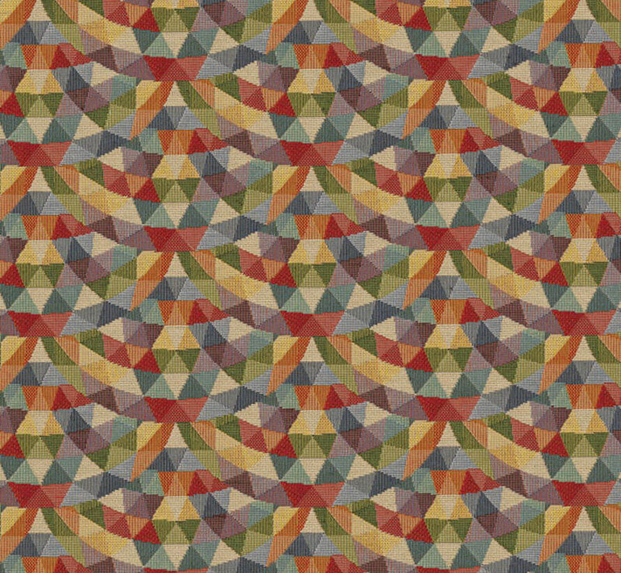 Grafische multicolor gobelin