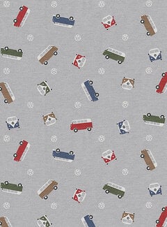 Decostoffen Volkswagen bus ottoman