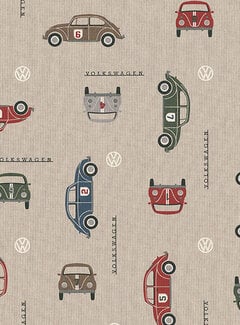 Decostoffen Volkswagen kevers linnenlook