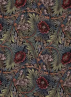 Decostoffen Bloemen William Morris stijl gobelin