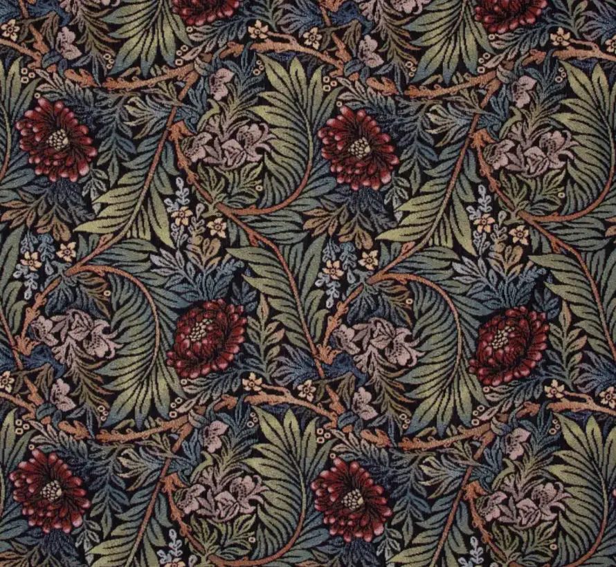 Bloemen William Morris stijl gobelin