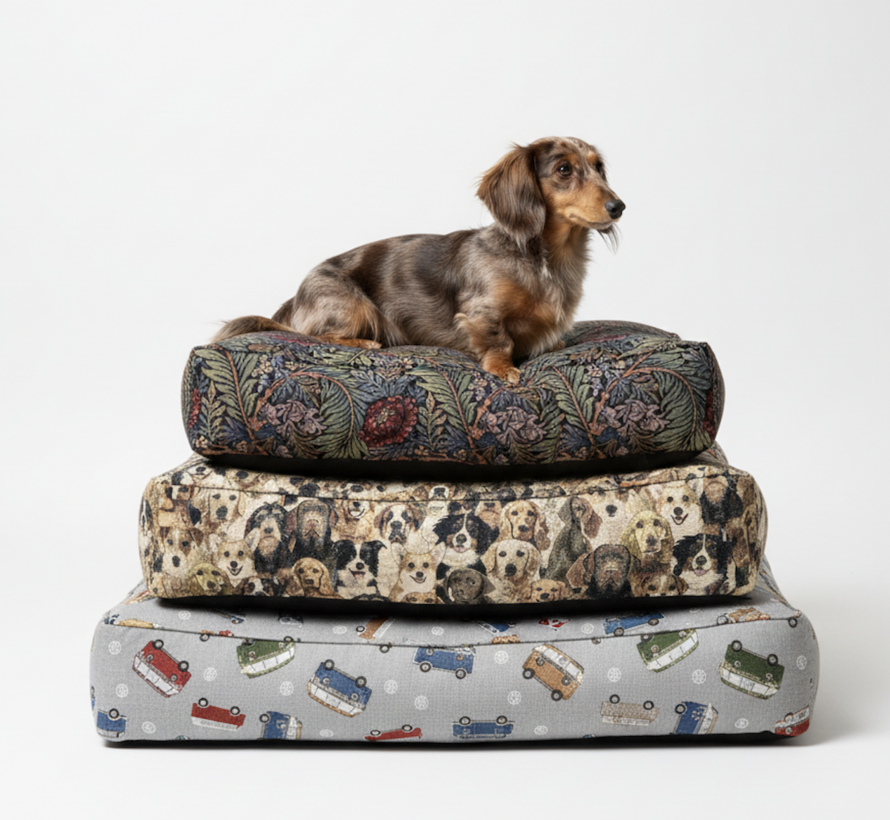 Bloemen William Morris stijl gobelin