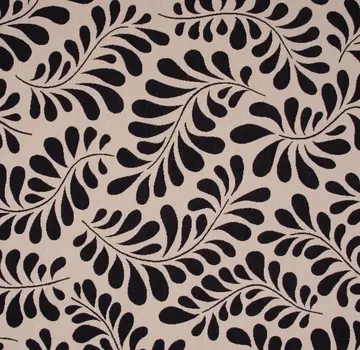 Decostoffen Bloemen patroon beige gobelin