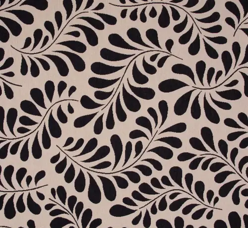 Decostoffen Bloemen patroon beige gobelin