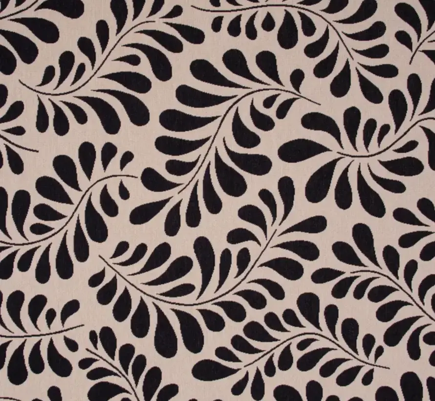 Bloemen patroon beige gobelin