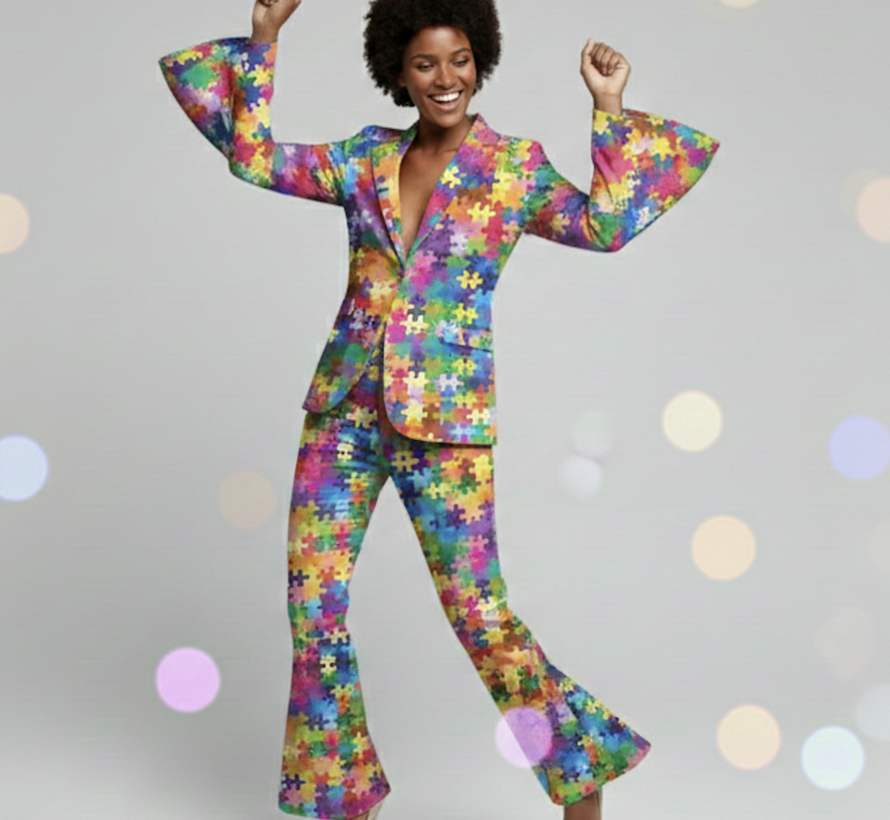 Puzzelstukken multicolor terlenka