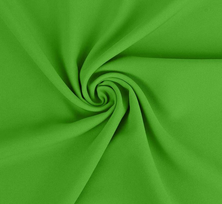 Gras groene terlenka stof – Frisse en opvallende stof voor mode en creatieve naaiprojecten