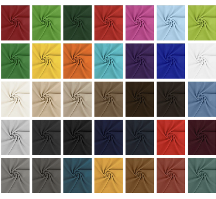 Lichtblauwe terlenka stof – Zachte en comfortabele stof voor kleding en accessoires