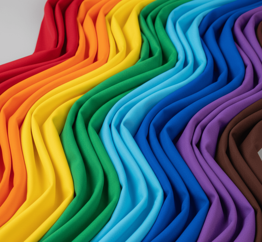 Cobaltblauwe terlenka stof – Diepe kleur en duurzame kwaliteit voor mode en uniformen