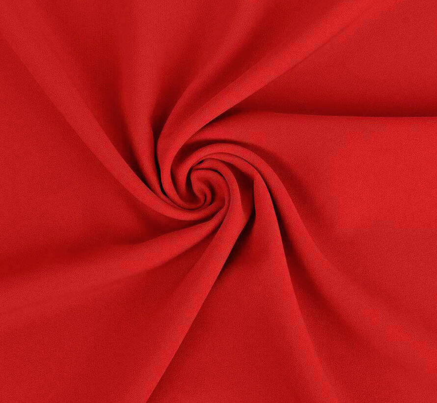 Rode terlenka stof – Klassieke en slijtvaste stof voor broeken, jassen en decoratie