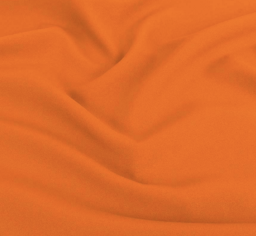 Oranje terlenka stof – Levendige stof voor mode, evenementen en decoratie