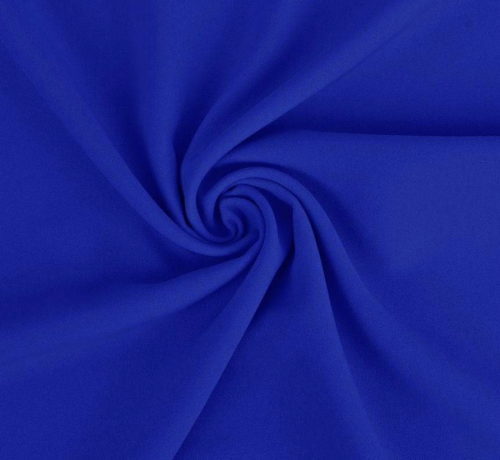 Decostoffen Cobaltblauwe terlenka stof – Diepe kleur en duurzame kwaliteit voor mode en uniformen