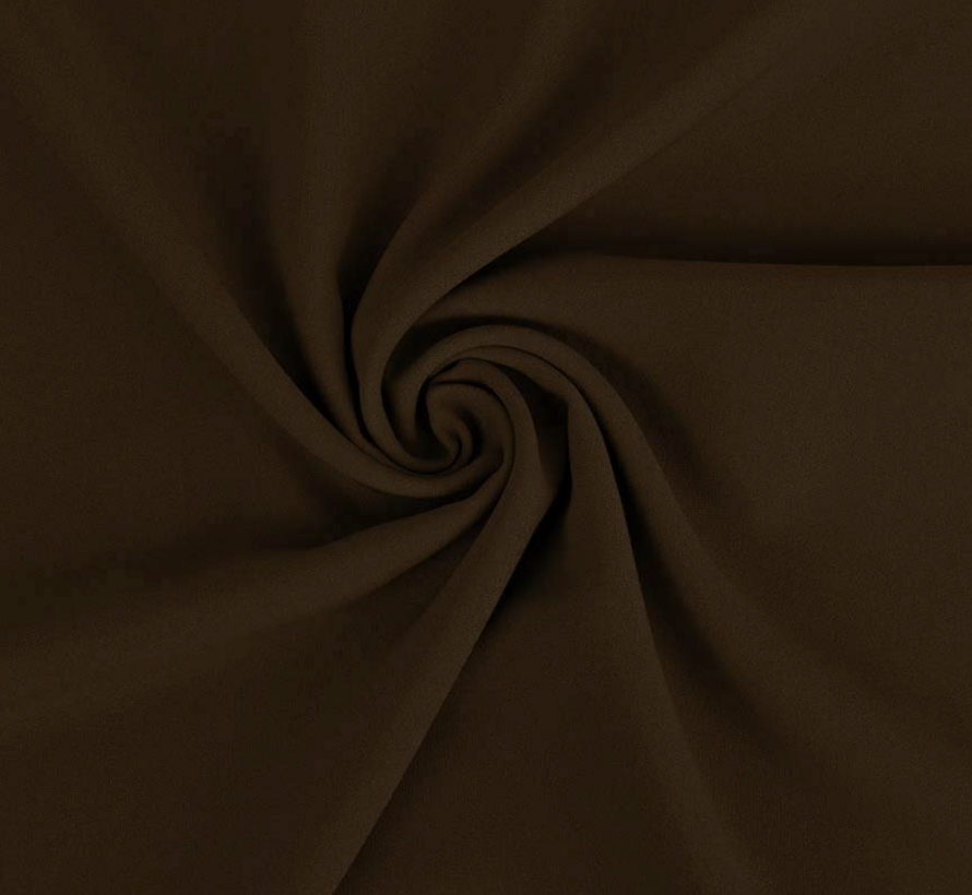 Lichtbruine terlenka stof – Zachte aardetint terlenka voor kleding en decoratie