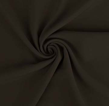 Decostoffen Donker bruine terlenka stof