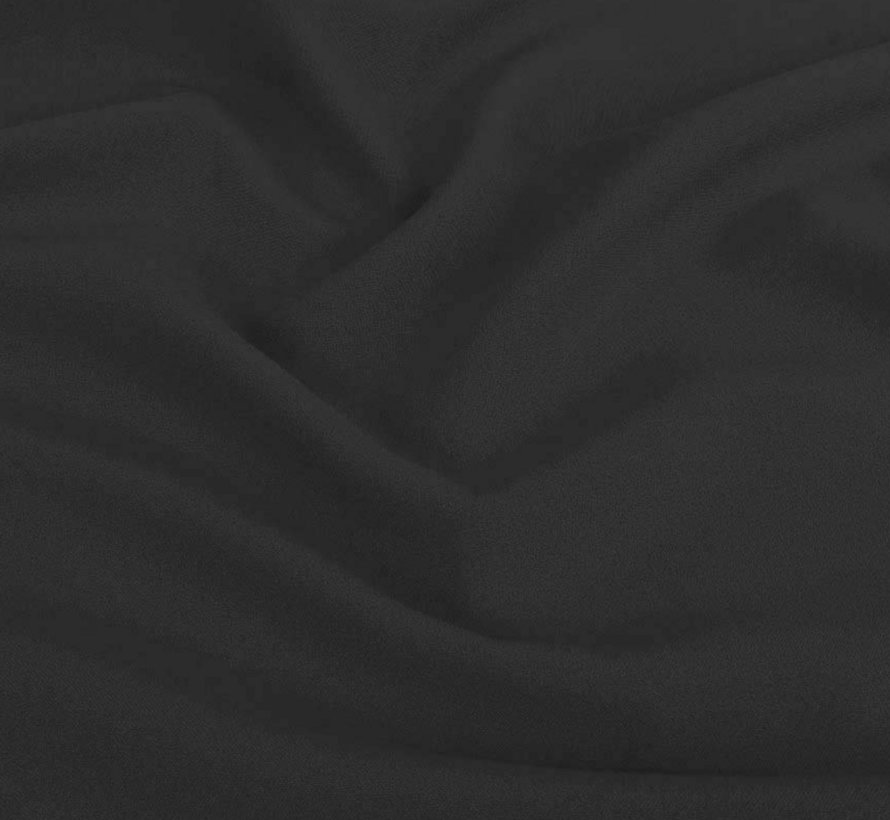 Donkergrijze terlenka stof – Tijdloze stof voor zakelijke en casual kleding