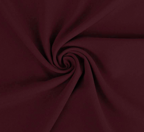 Decostoffen Bordeaux terlenka stof – Luxe en diepe kleur voor elegante kledingstukken