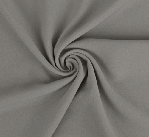 Decostoffen Grijze terlenka stof – Veelzijdige basisstof voor mode en zakelijke kleding