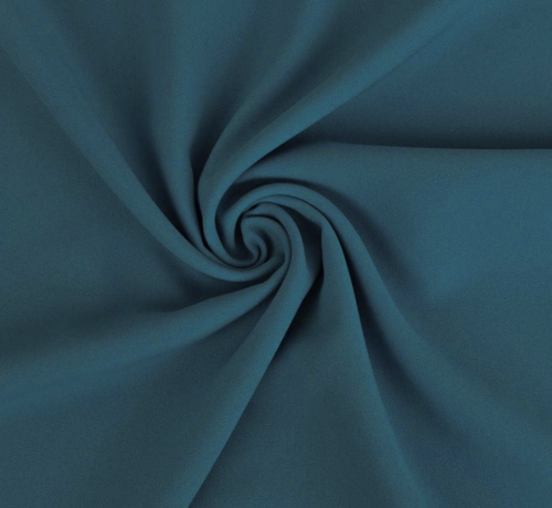Decostoffen Blauwe terlenka stof – Klassieke kleur en duurzame kwaliteit voor kleding