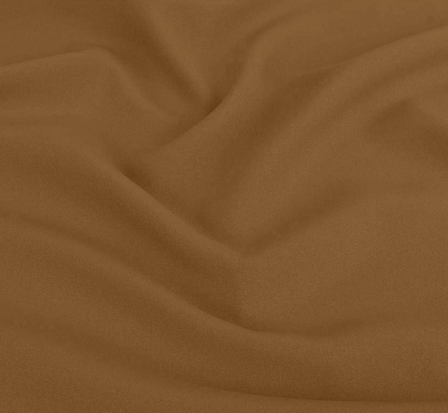 Camel terlenka stof – Tijdloze en elegante stof voor jassen en broeken