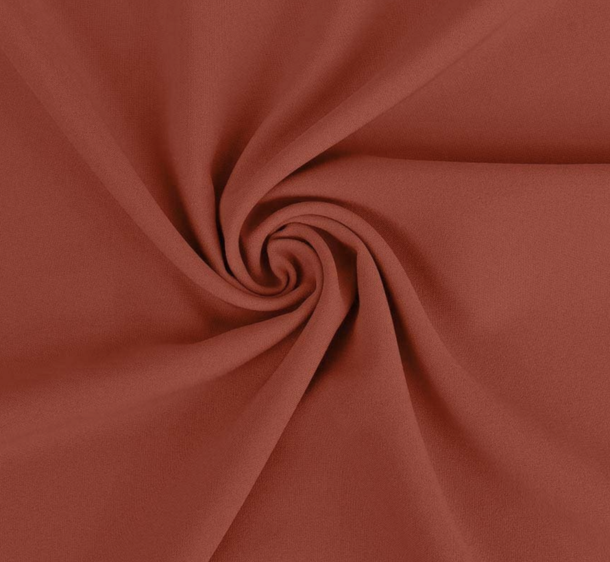 Brique terlenka stof – Warme roodbruine tint voor stijlvolle modeprojecten