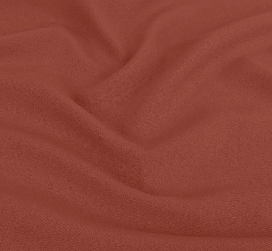 Brique terlenka stof – Warme roodbruine tint voor stijlvolle modeprojecten