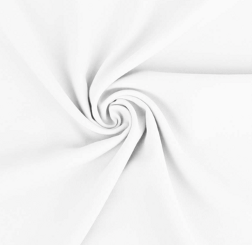 Decostoffen Witte terlenka stof