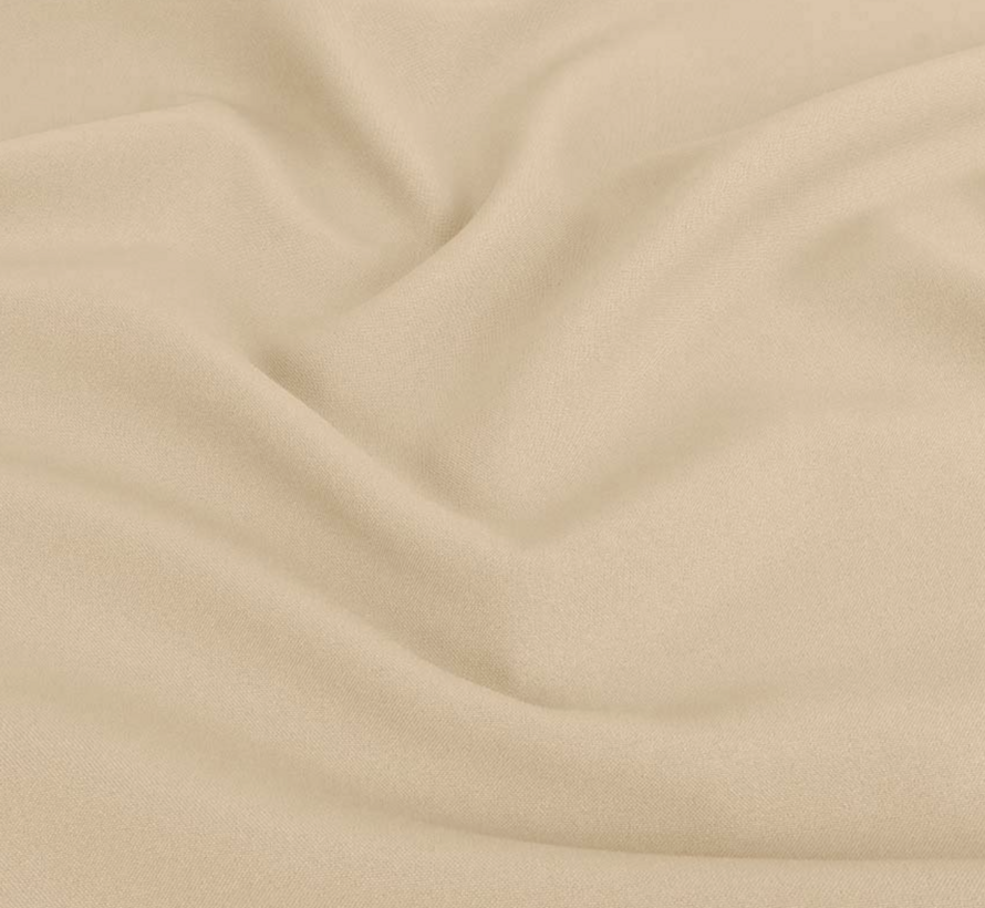 Beige terlenka stof – Zachte en veelzijdige stof voor mode en interieur