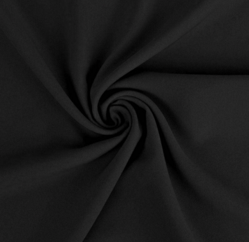 Decostoffen Zwarte terlenka stof