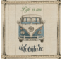 Volkswagen life is an adventure kussenpanel stof