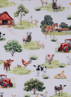 Decostoffen Boerderij dieren digitale print