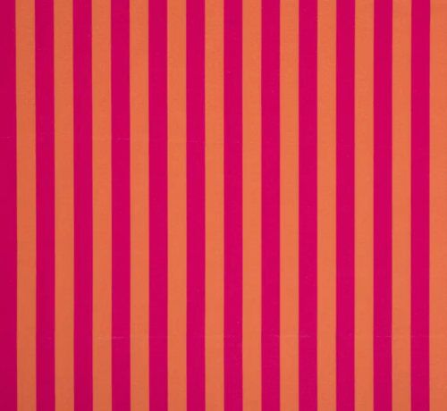 Decostoffen Roze en oranje strepen klein digitale print stof