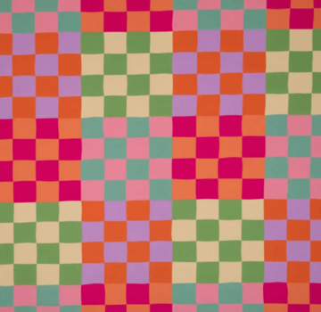 Decostoffen Multicolor blokken digitale print