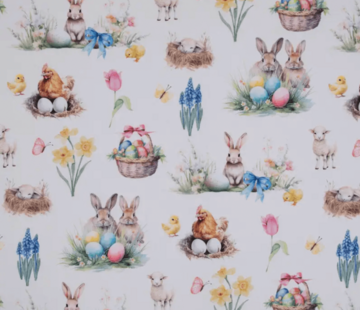 Decostoffen Pasen digitale print