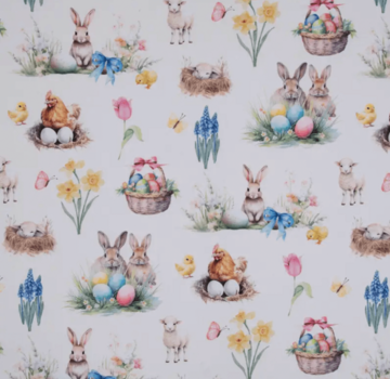 Decostoffen Pasen digitale print