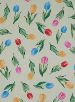 Decostoffen Tulpen digitale print