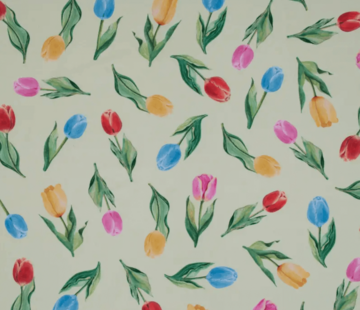Decostoffen Tulpen digitale print
