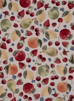 Decostoffen Fruitprint gobelin