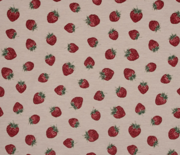 Decostoffen Aardbeien gobelin