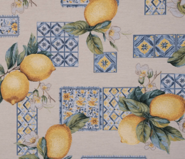 Decostoffen Citroenen gobelin