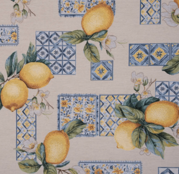Decostoffen Citroenen gobelin