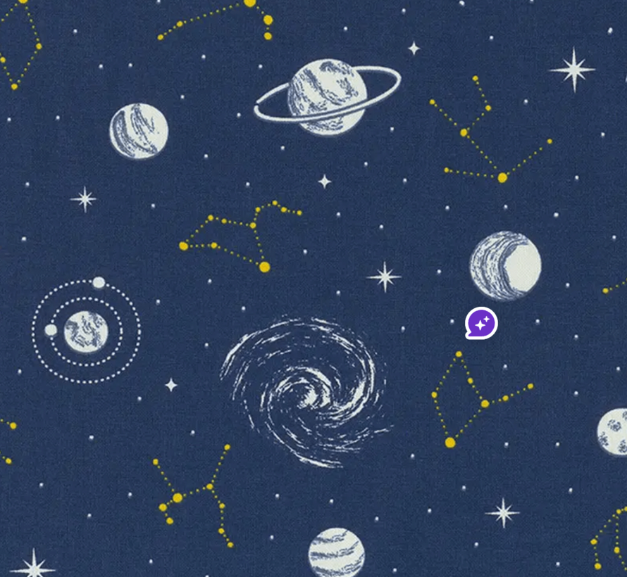 Sterrenhemel half panama glow in the dark