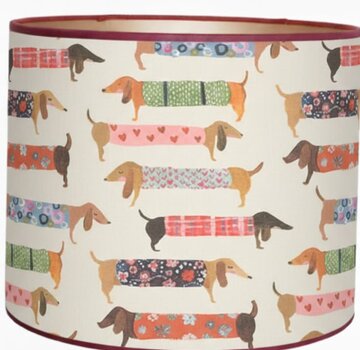 Decostoffen Teckel lampenkap