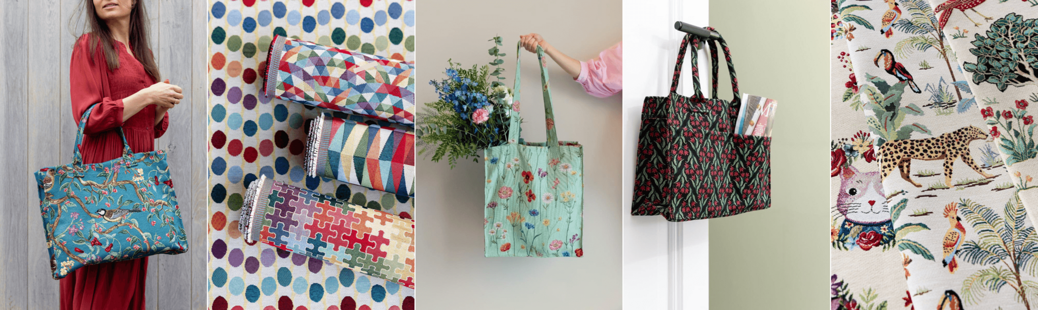 gobelin en jacquard stoffen