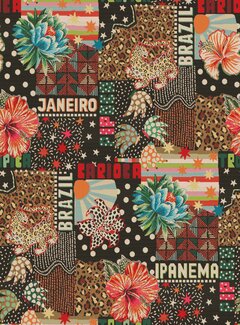 Decostoffen Brazilaanse print gobelin