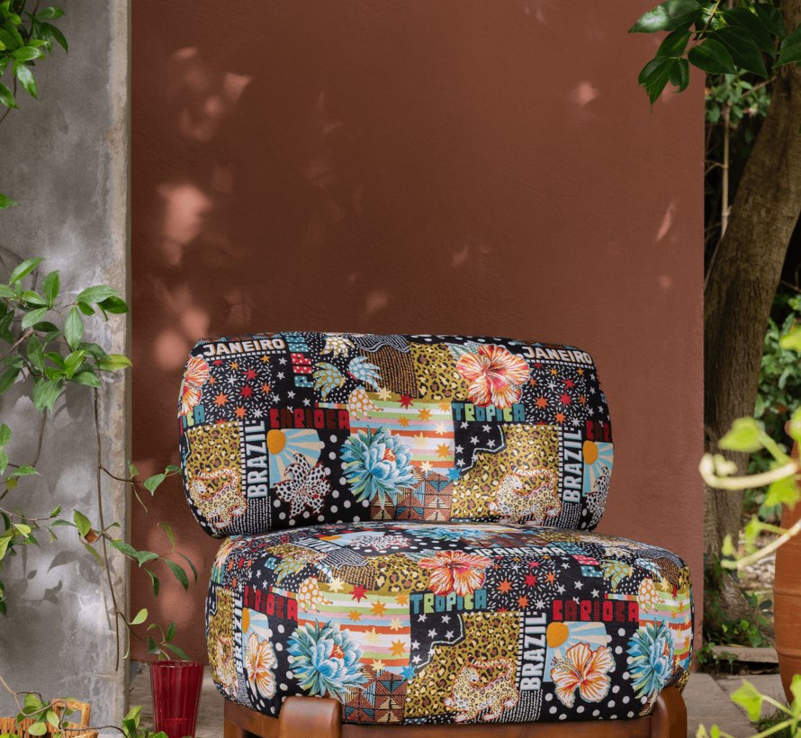 Brazilaanse print gobelin stof