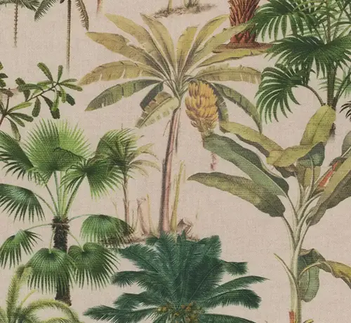 Decostoffen Palmbomen beige outdoor