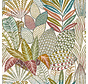 Bladeren ecru jacquard